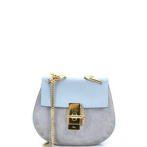 Chloe Mini Drew Crossbody Bag Leather and Suede